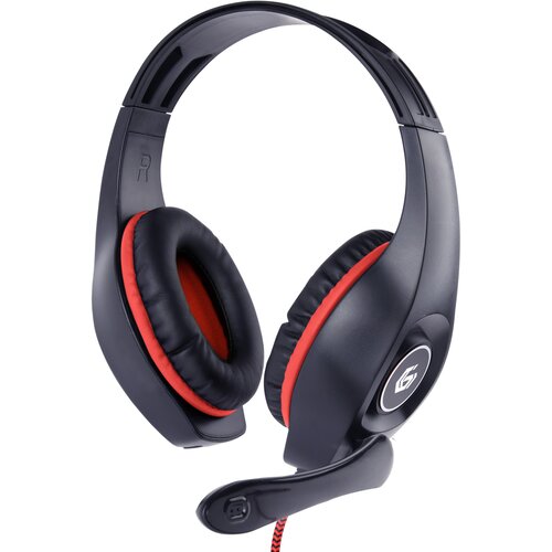 Gembird GHS-05-R Stereo gejmerske slu&amp;scaron;alice sa mikrofonom Volume control 3.5mm, Red Slike