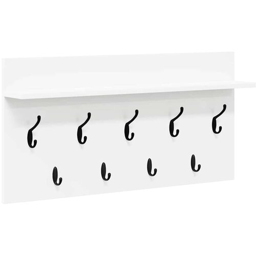  Vje&amp;scaron;alica za kapute na zidu s policom Bijelo 80 x 40 x 12 cm Slike