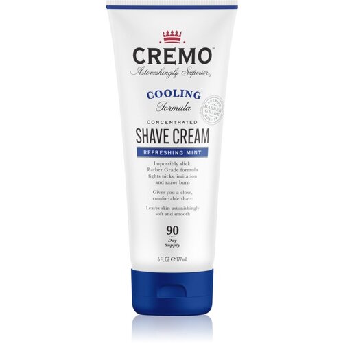 Cremo Refreshing Mint Cooling Shave Cream krema za brijanje u tubi za mu&amp;scaron;karce 177 ml Slike