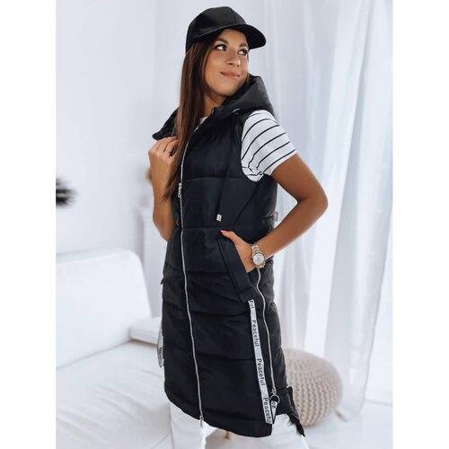 DStreet Women's quilted vest SKYLER black TY3196 Slike