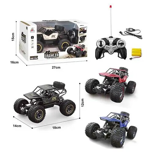 Magic Toys RC Terenski Jeep na daljinsko upravljanje 27MHz 1/18 v dveh različicah Cene