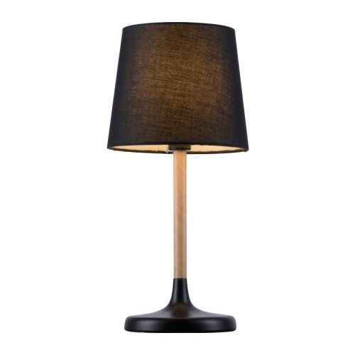  stona lampa crna-drvo 1xE14 just light Cene
