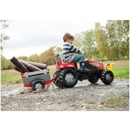 Rolly Toys traktor junior rt sa prikoiicom i ka&amp;scaron;ikom Slike