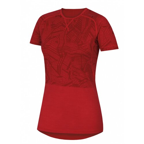 Husky merino thermal underwear t-shirt short women's red Cene
