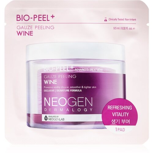 NEOGEN Dermalogy Bio-Peel+ Gauze Peeling Wine piling blazinice za obraz za glajenje kože in zmanjšanje por 8 kos Cene