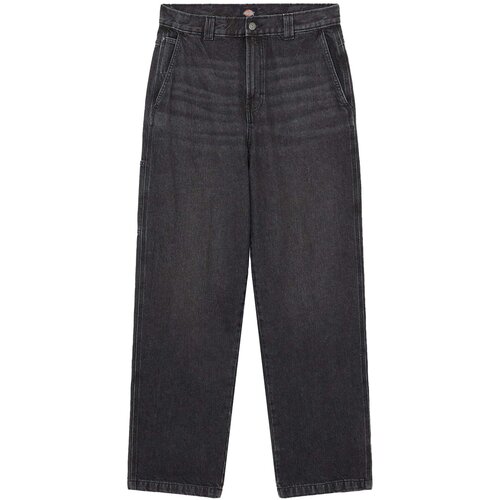 Dickies Jeans straight Madison Baggy Fit Denim Črna Cene
