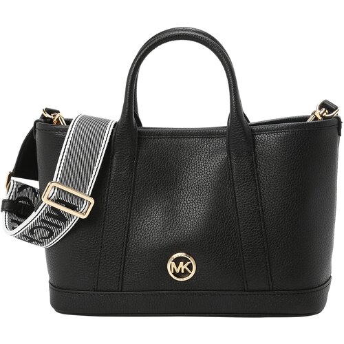 Michael Kors Ručna torbica &amp;#039;LUISA&amp;#039; zlatna / crna / bijela Slike