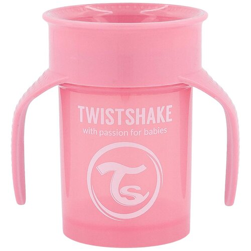 Twistshake ostali pripomočki za hranjenje lonček za učenje pitja 360, 230 ml pink Slike