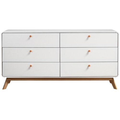 St&amp;oslash;raa Bela nizka komoda 150x74 cm Caitlin &amp;ndash; Slike