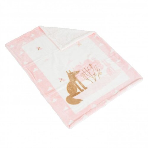 Cangaroo deka sherpa 80x110 cm Little friends pink Cijene
