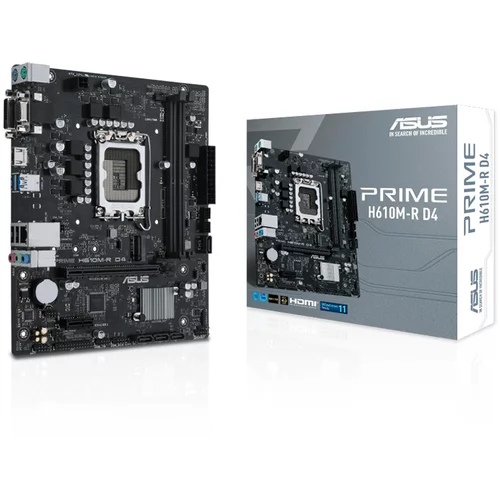 Asus MB PRIME H610M-R D4-SI Intel H610;LGA1700 2xDDR4;m.2;VGA,DVI,HDMI;mATX