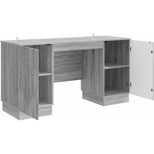  Stol Siva sonoma 142,5 x 50 x 75 cm Konstruirano drvo Slike