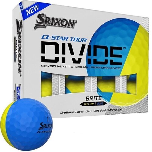 Srixon Q-Star Golf Balls Yellow/Blue Slike