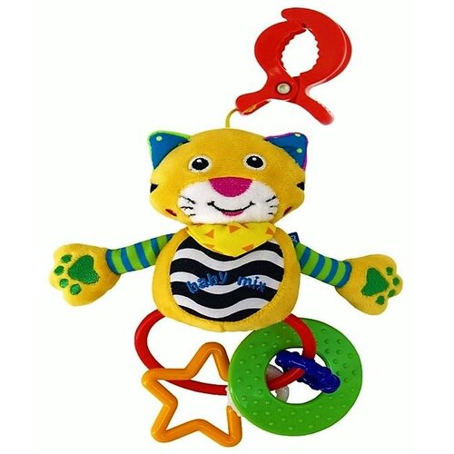 Baby Mix pli&amp;scaron;ana zvečka tigar Slike