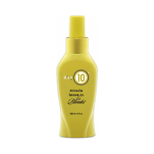 It´s a 10 Haircare miracle leave-in conditioner for blondes