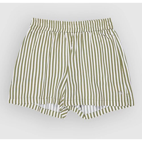 Roxy Lekeitio Bay Printed Rg Kids Kratke hlace oil green vert mda stripe Slike