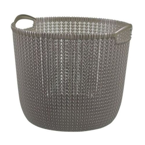 Curver Košara 30l Knit okrugla smeđa 248690 Cijene