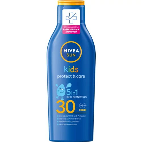 Nivea sun kids protect & care sun lotion SPF30 vodoodporen losjon za sončenje 200 ml