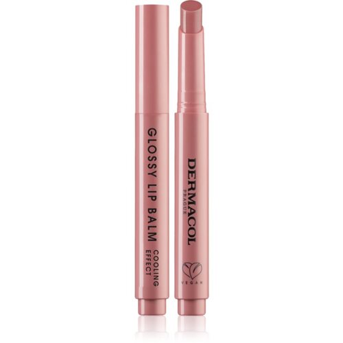 Dermacol Glossy Lip Balm negovalni sijaj za ustnice s hladilnim učinkom di&amp;scaron;ave 01 Vanilla 2.2 g Slike