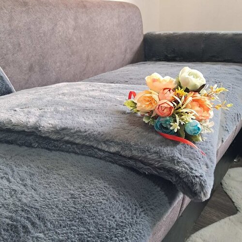  Set sedalnih prekrivača Artemis (Dva dela) za ugaounu garnituru - tamno sivi Cene