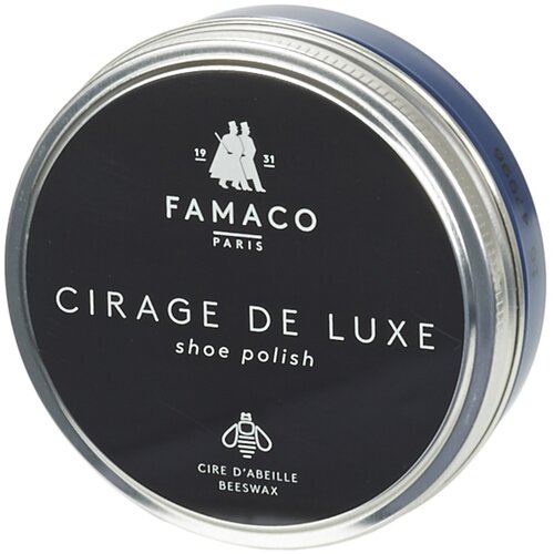 Famaco boite de cirage de luxe marine 100 ml blue Slike