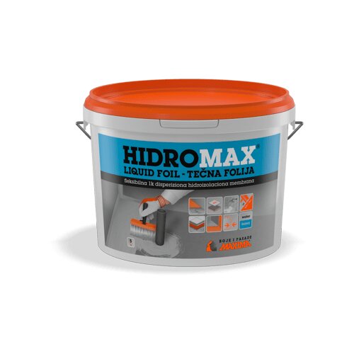 Maxima hidromax liquid foil 1K hidroizolacioni premaz 5KG Cene