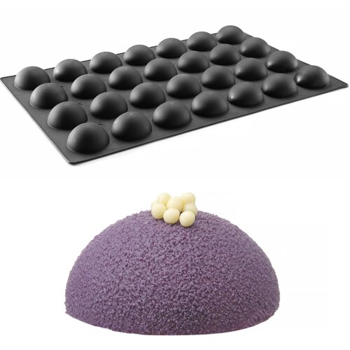 Hendi Silikonski model za praline, pene, pekovske izdelke, 600 x 395 mm - polkrog, (21564762) Cene