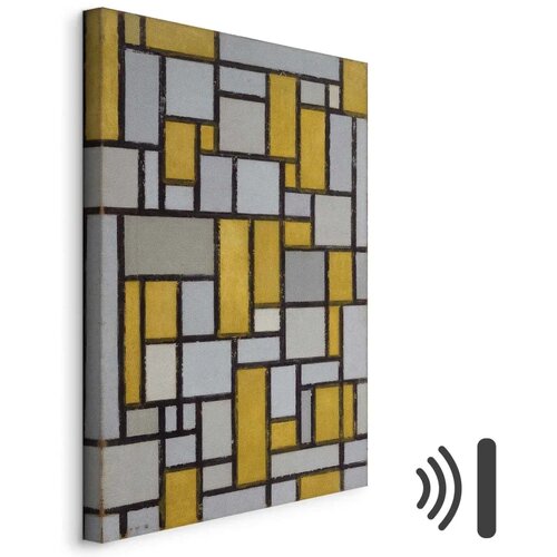  Slika - Piet Mondrian – Composition with grid 17 60x90 Akustična Cene