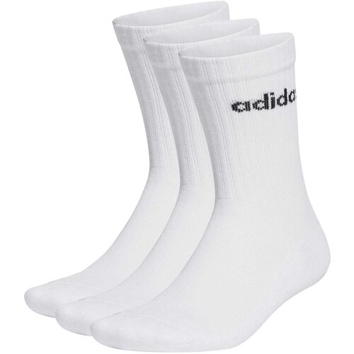 Adidas Sportske čarape &amp;#039;Linear Crew Cushioned &amp;#039; crna / bijela Slike