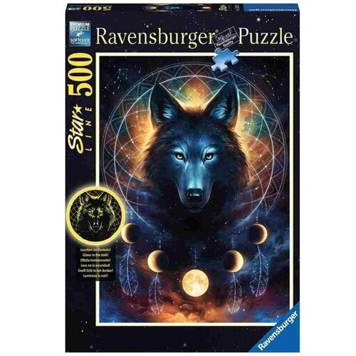 Ravensburger 500 delna sestavljanka Svetleči volk 139705 Cene