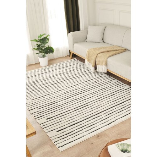 Conceptum Hypnose tepih Jung 7187, 80 &times; 150 cm, krem / crna Cene