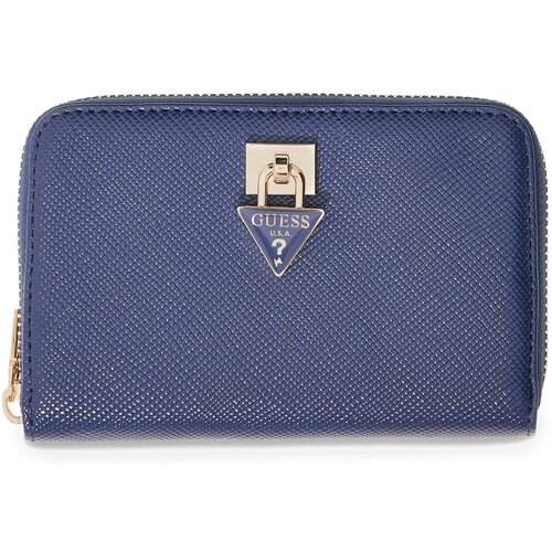 Guess Denarnice Patsie Slg Medium Zip Around Modra Cene