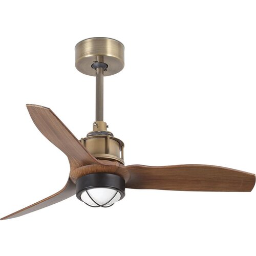 Faro 33428WT1N- LED prigu&scaron;iva ventilator JUST FAN S 16W/230V, prečnik 81 cm, braon/mesing WT + DO Cene