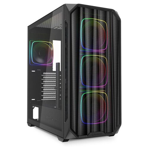 Sharkoon AK5M RGB midiATX okno črno ohi&scaron;je Cene