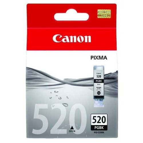Canon PGI-520 Bk kaseta s pigmentno črno barvo za iP3600/iP4600,MP540/MP620 Slike