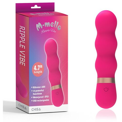  silikonski roze vibrator 12cm ripple vibe Cene