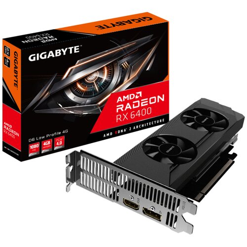 Gigabyte tarjeta grafica radeon rx 6400 D6 lp 4GB DDR6, (20598818) Cene