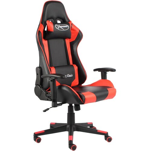 vidaXL Vrtljiv gaming stol rdeč PVC Cene
