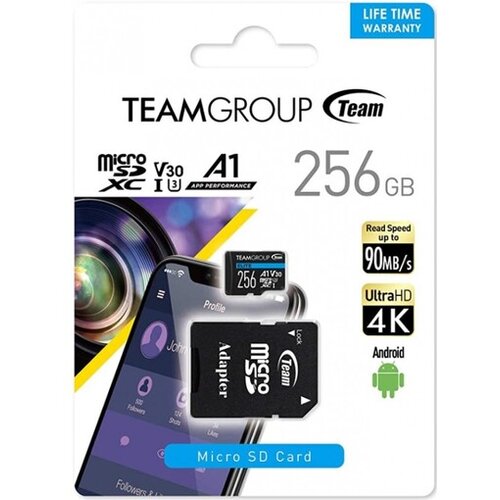 Team Group TeamGroup Memorijska kartica Micro SDXC 256GB UHS-I ELITE +S Cene