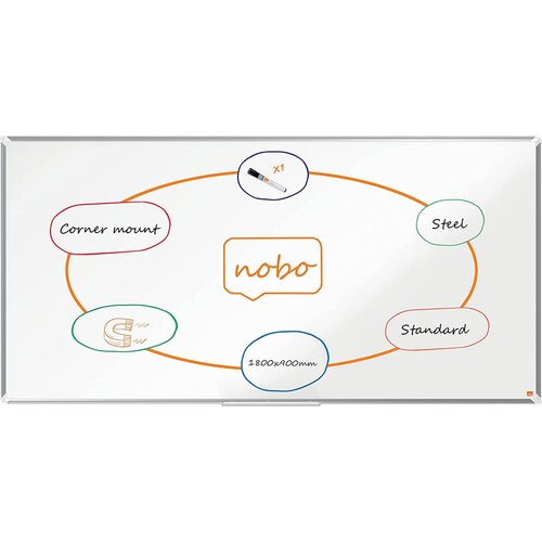  Tabla magnetna nobo 90x180 premiumplus lakirna 1915160 NOBO TABLE Cene
