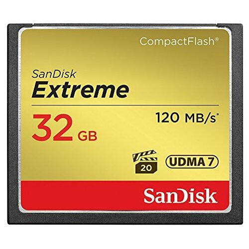 Sandisk CF 32GB Extreme 120 MB/s memorijska kartica Slike