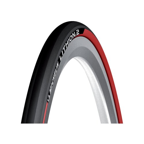 Michelin Lithion 2 Unutrašnja guma za bicikl, 700x23C, Crvena Slike