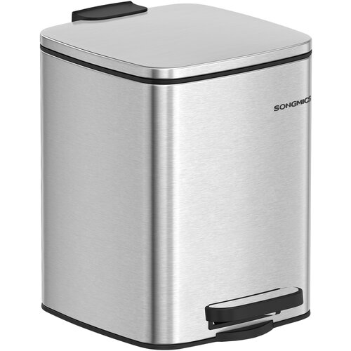 Vitapur Koš za smeti Songmics SquareSingle – 6 L, srebrn, (21724153) Cene