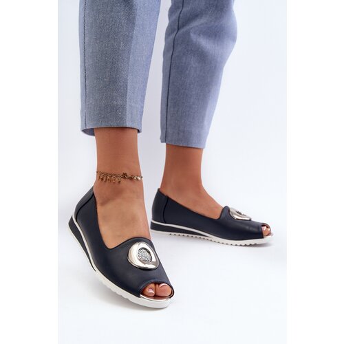 Boto Women's Pumps with Eco Leather Decoration Navy Blue Biolita Cijene