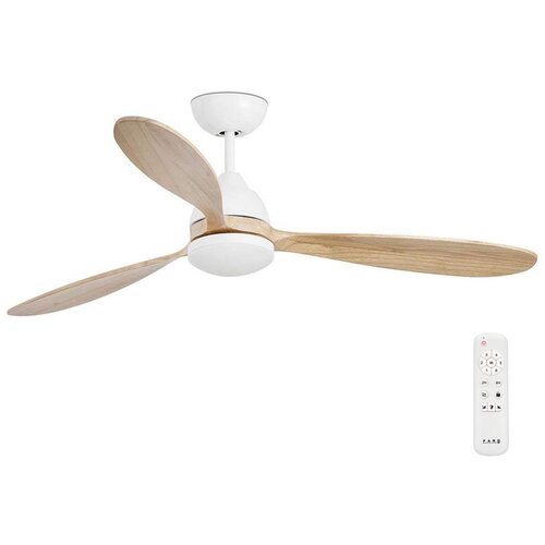 Faro 33524 - LED stropni ventilator POROS LED/15W/230V bela/smeđa Cene