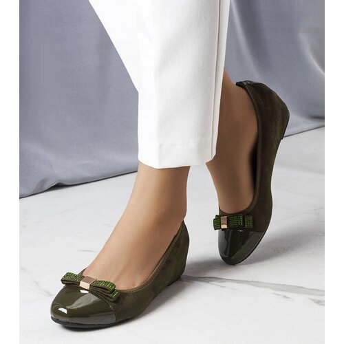 Gemre Green Wedge Heel Ballet Flats Cailot Cijene