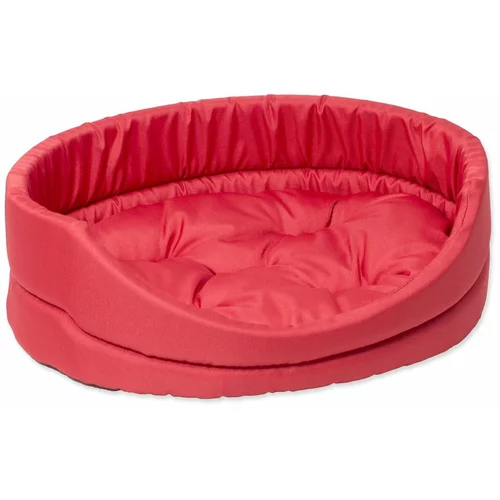 Plaček Pet Products Rdeča plišasta postelja za pse 34x42 cm Dog Fantasy DeLuxe –