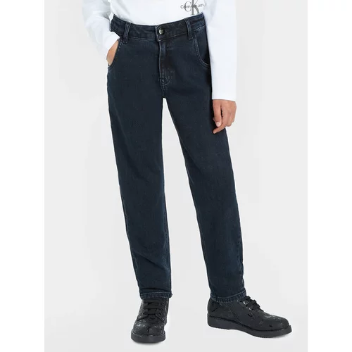 Calvin Klein Jeans Jeans hlače IG0IG02366 Mornarsko modra Relaxed Fit