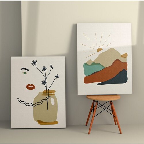 Wallity zidna dekoracija 2KNV4247, 70 x 100cm, 2 komada Cene