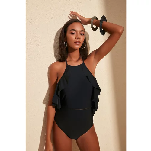 Trendyol Ženski jednodjelni kupaći kostim Frill Detailed